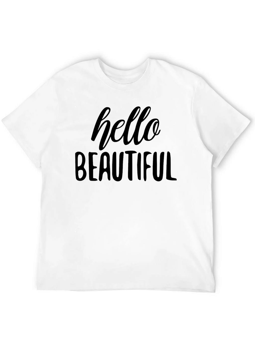 Hello Beautiful Graphic Tee - Soft Cotton Blend product image 3
