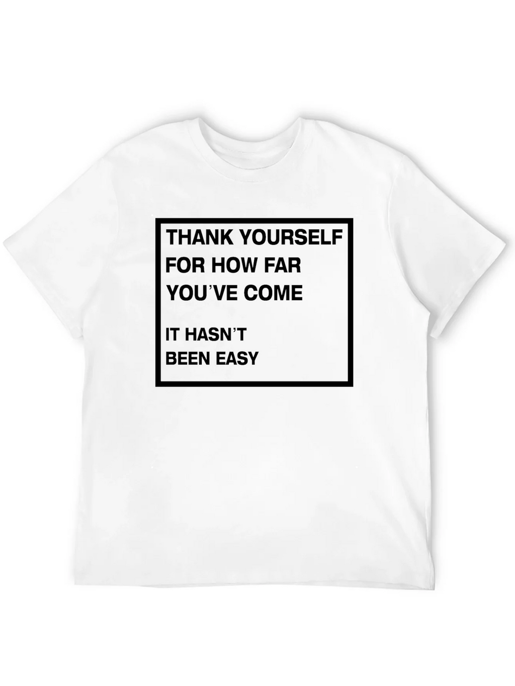 Motivational Black T-Shirt: Thank Yourself product image 11