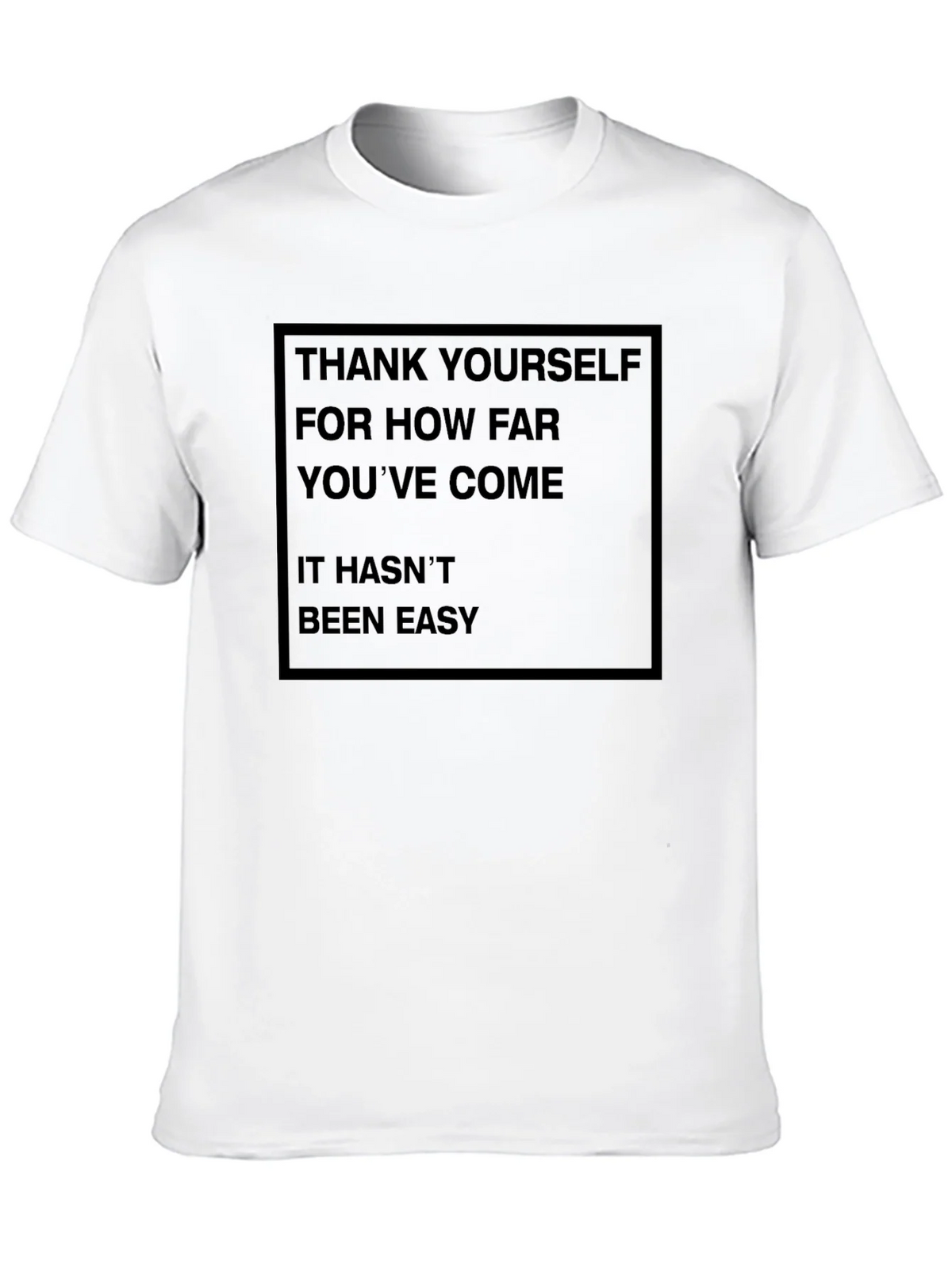 Motivational Black T-Shirt: Thank Yourself product image 9