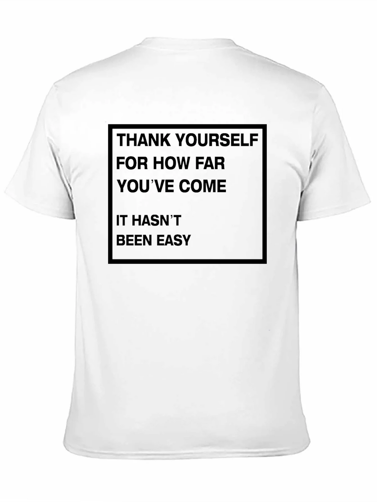 Motivational Black T-Shirt: Thank Yourself product image 10