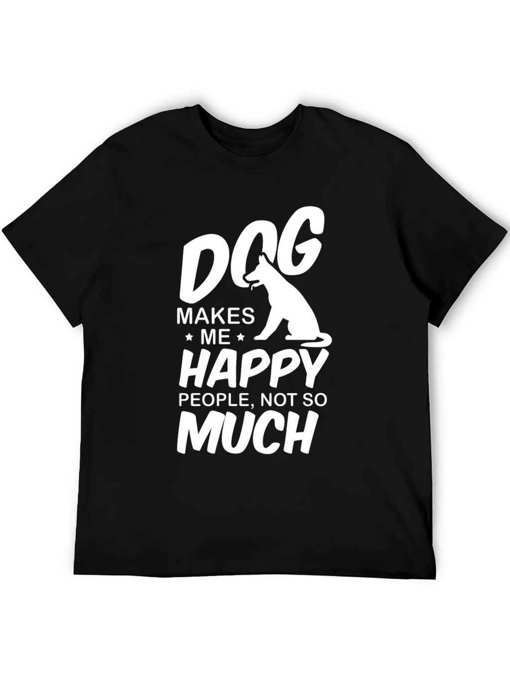 Dog Makes Me Happy T-Shirt product image 8