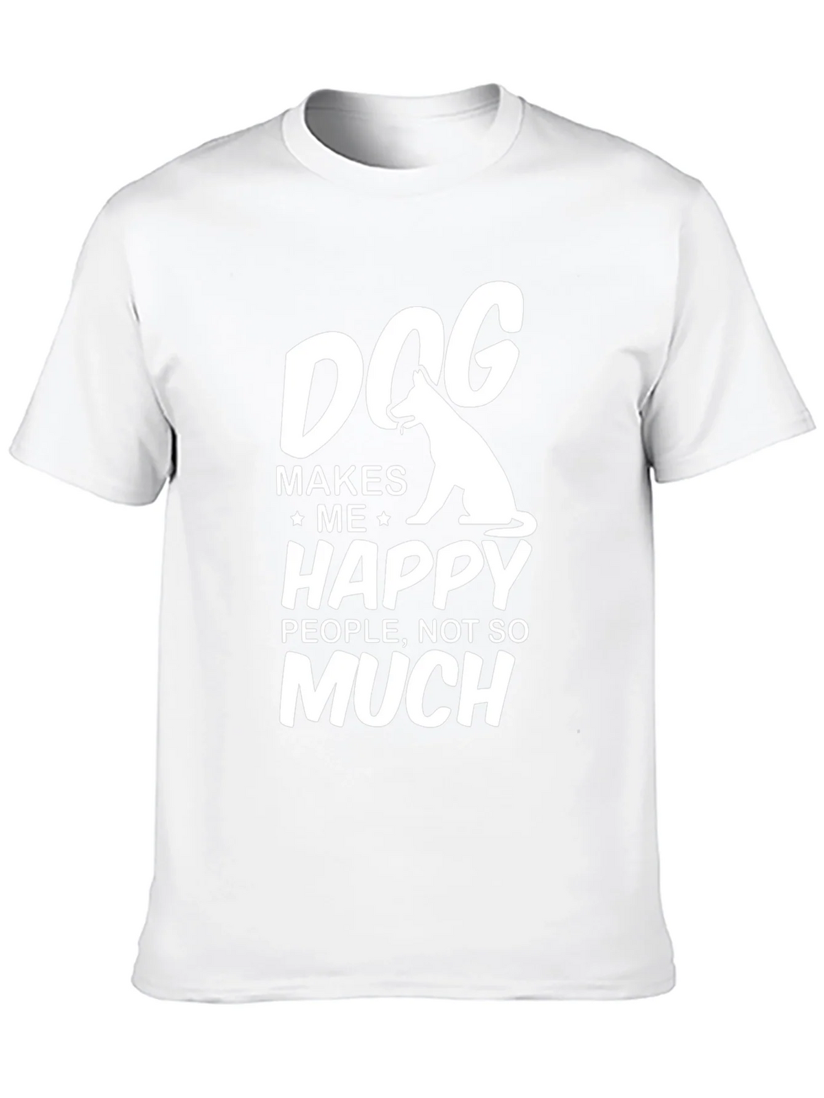 Dog Makes Me Happy T-Shirt product image 12