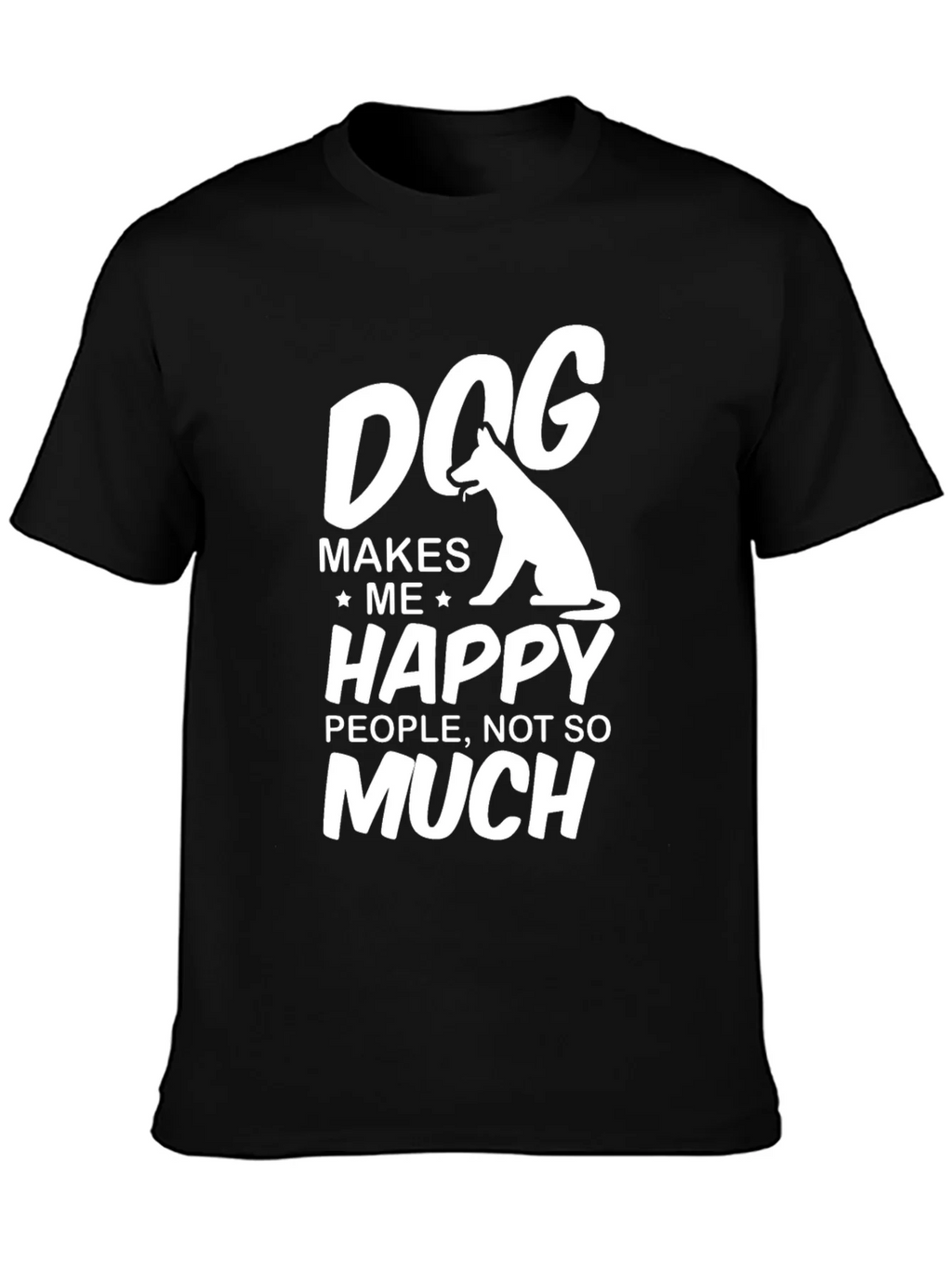 Dog Makes Me Happy T-Shirt product image 6