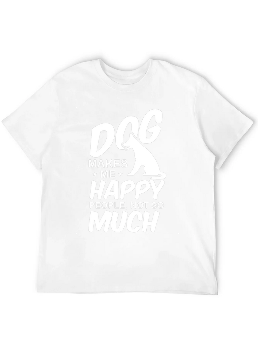 Dog Makes Me Happy T-Shirt product image 3