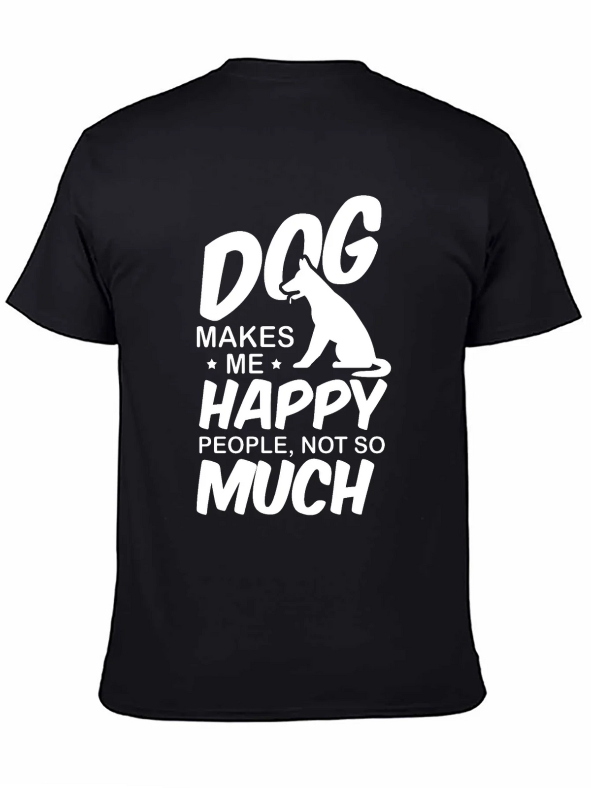 Dog Makes Me Happy T-Shirt product image 7