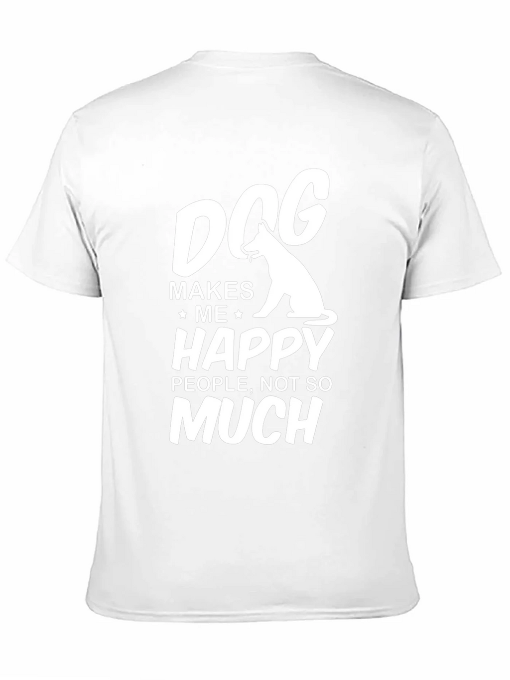 Dog Makes Me Happy T-Shirt product image 2