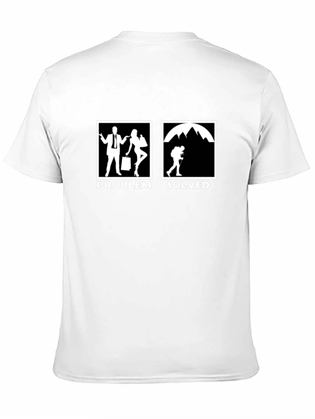 Problem Solved Hiking T-Shirt - Funny Outdoor Tee product image 10