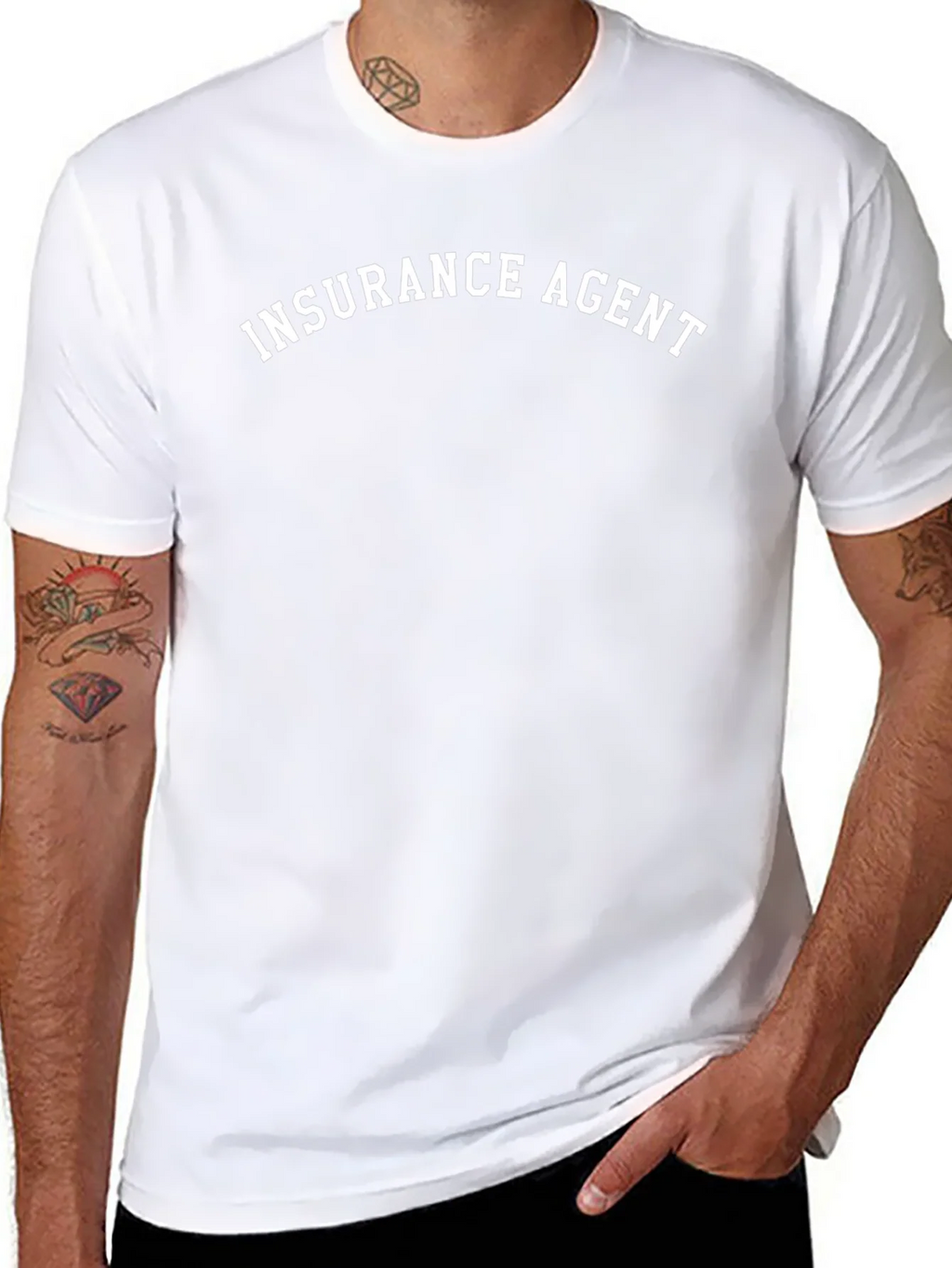Insurance Agent T-Shirt - Classic Black Tee product image 10
