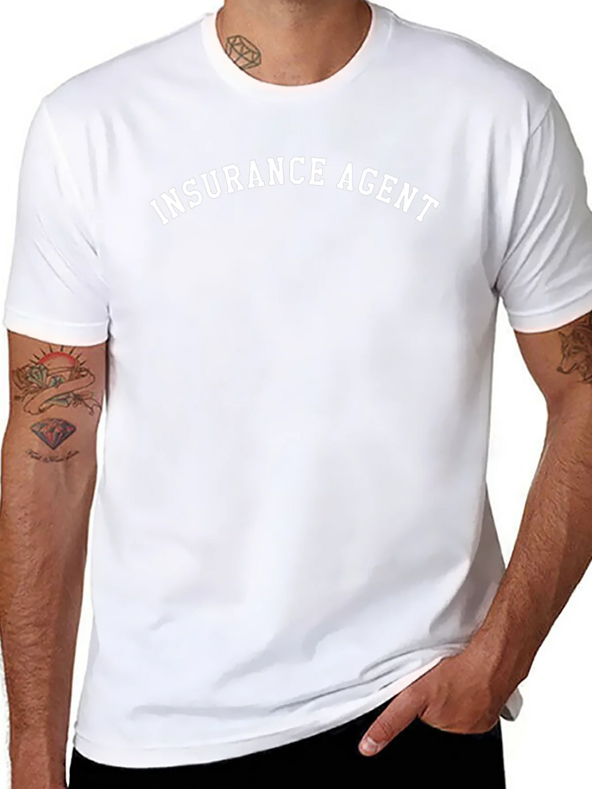 Insurance Agent T-Shirt - Classic Black Tee product image 10
