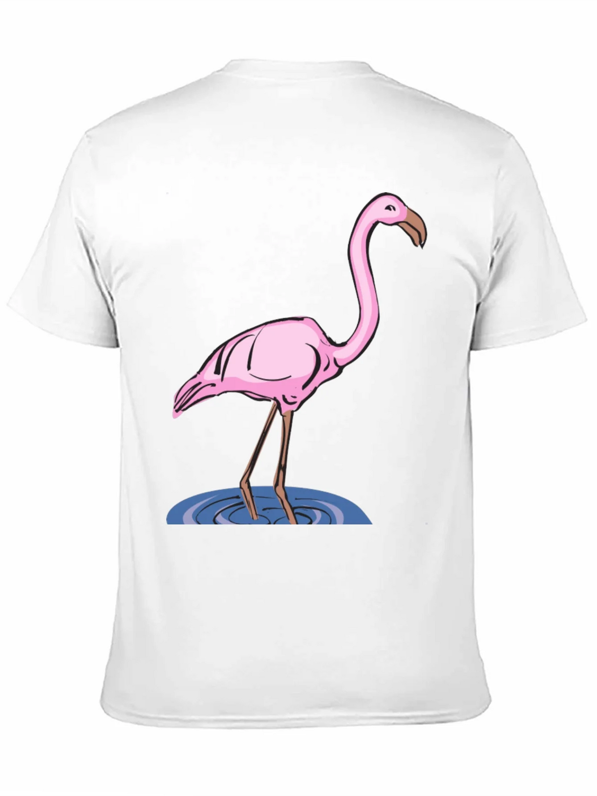 Flamingo Graphic Tee - Black Cotton T-Shirt product image 10