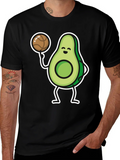 Avocado Basketball Player Graphic T-Shirt product image 1