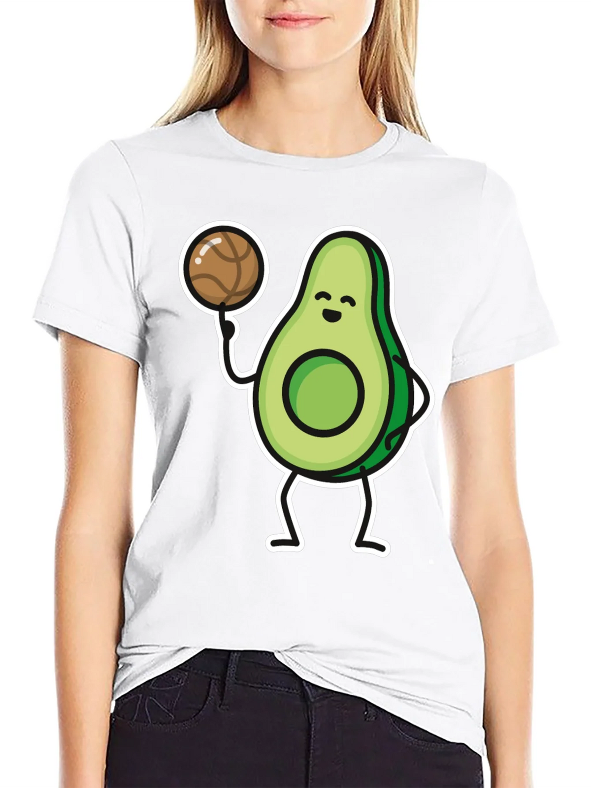 Avocado Basketball Player Graphic T-Shirt product image 8