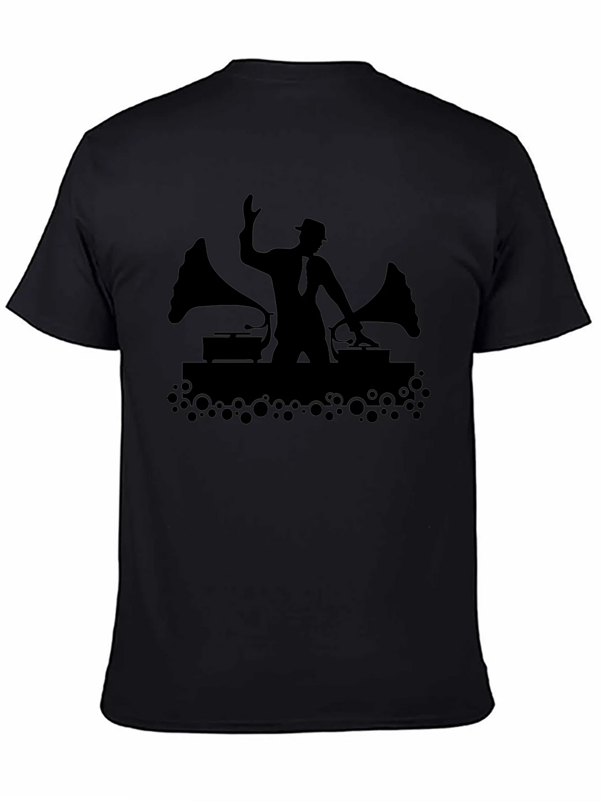 DJ Silhouette Black T-Shirt - Music Lover Tee product image 7