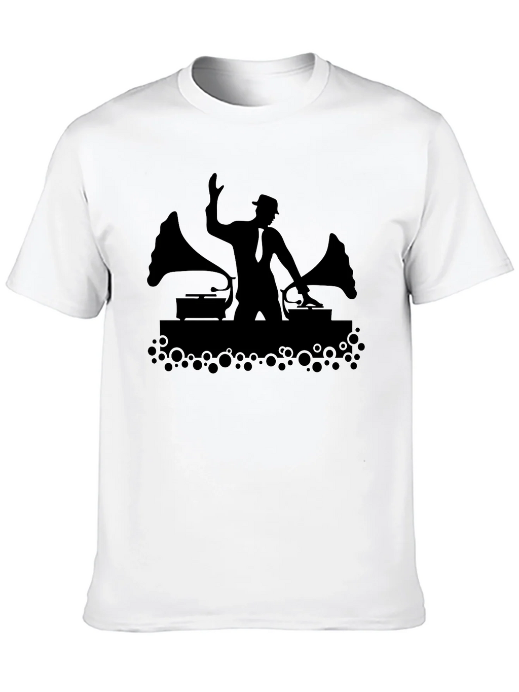 DJ Silhouette Black T-Shirt - Music Lover Tee product image 12