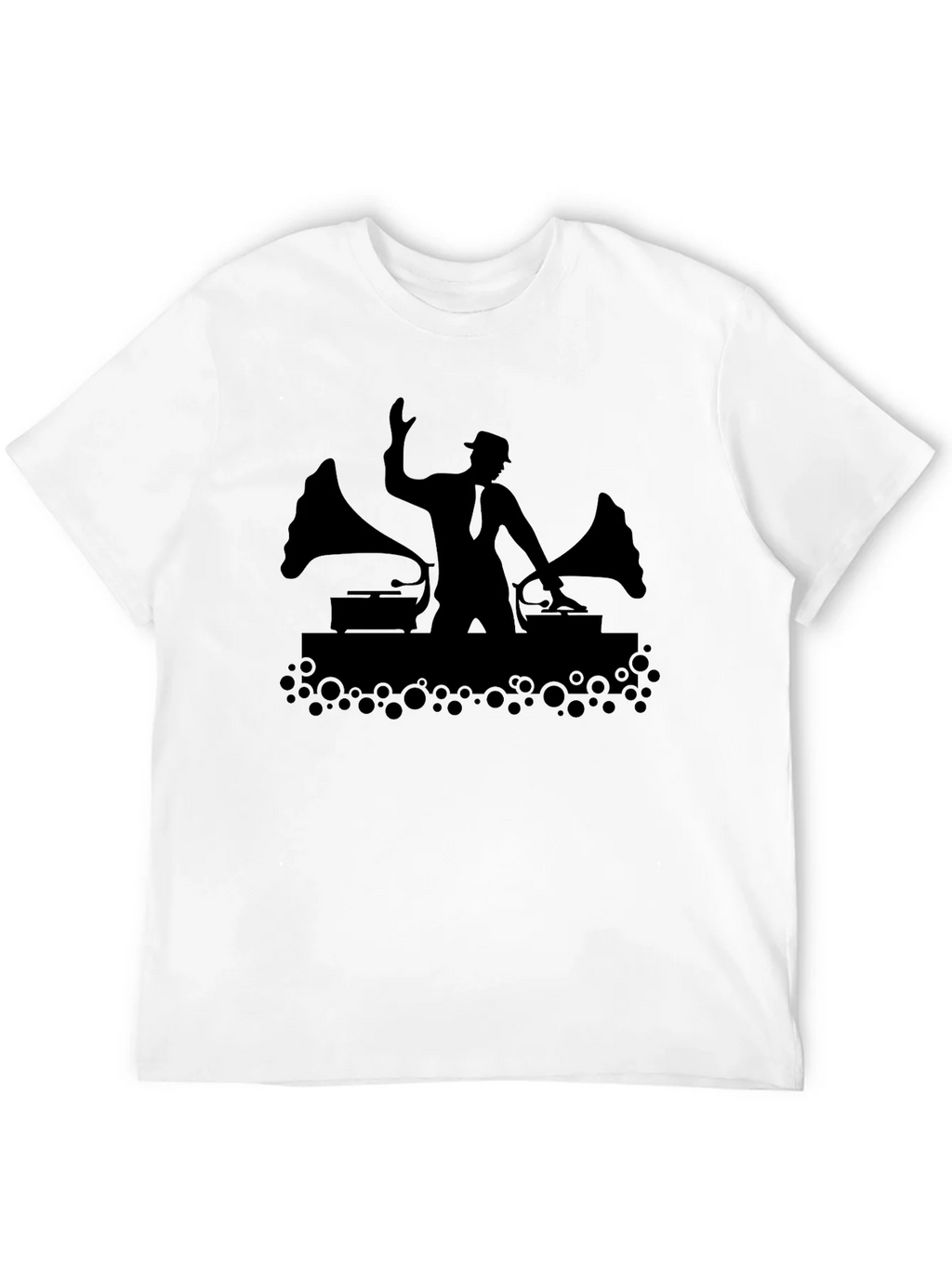DJ Silhouette Black T-Shirt - Music Lover Tee product image 3