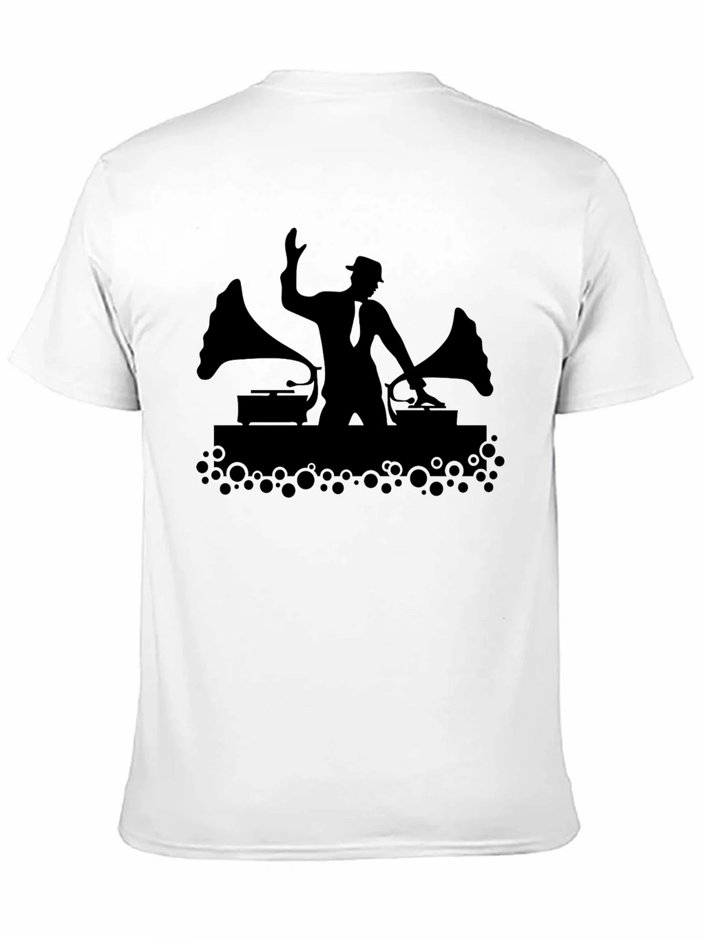 DJ Silhouette Black T-Shirt - Music Lover Tee product image 2