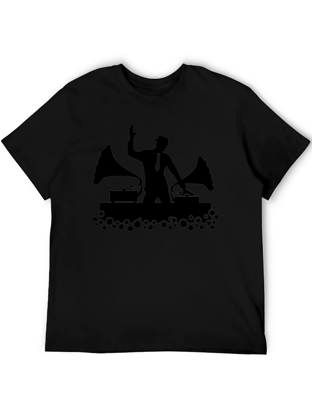 DJ Silhouette Black T-Shirt - Music Lover Tee product image 8