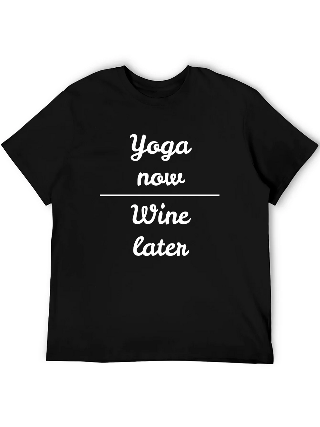 Yoga Now Wine Later T-Shirt product image 5
