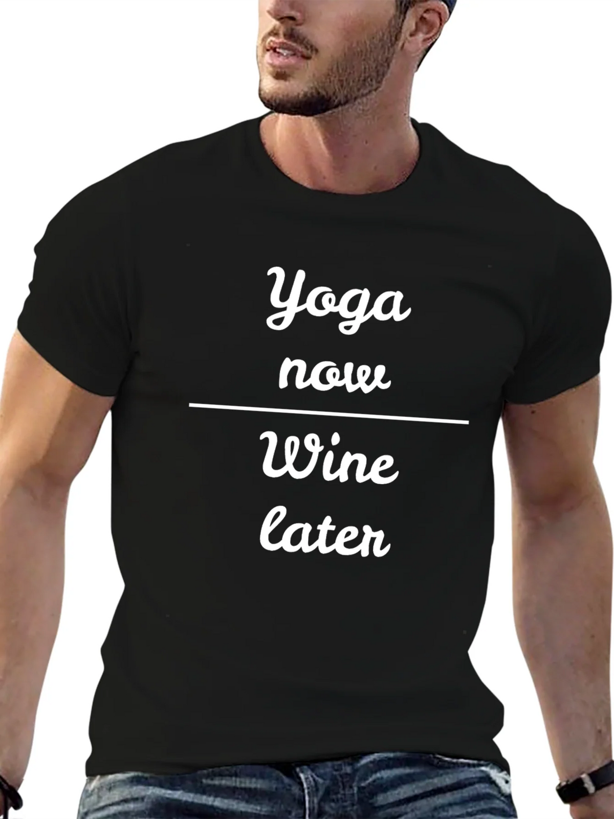 Yoga Now Wine Later T-Shirt product image 6
