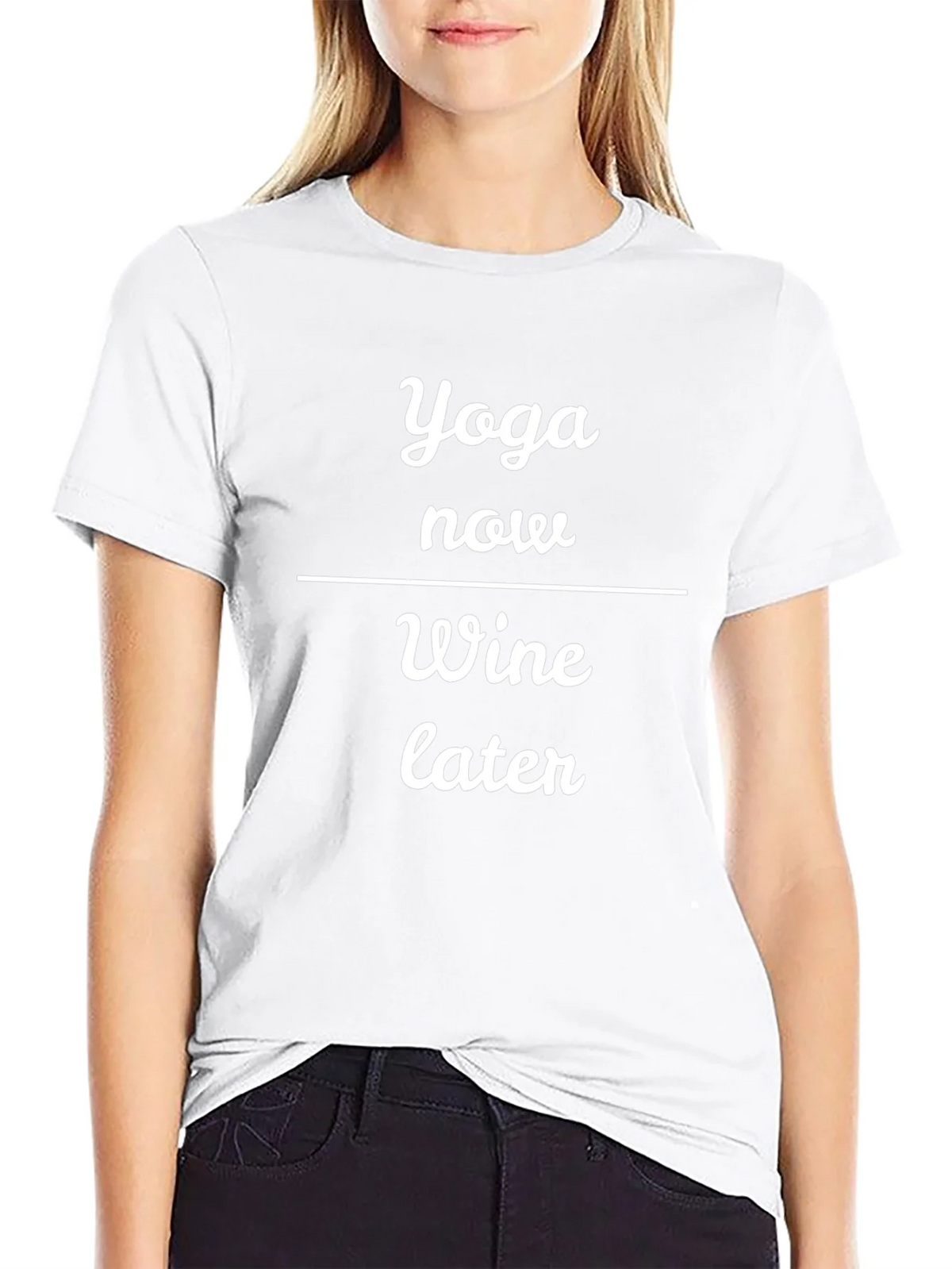 Yoga Now Wine Later T-Shirt product image 8