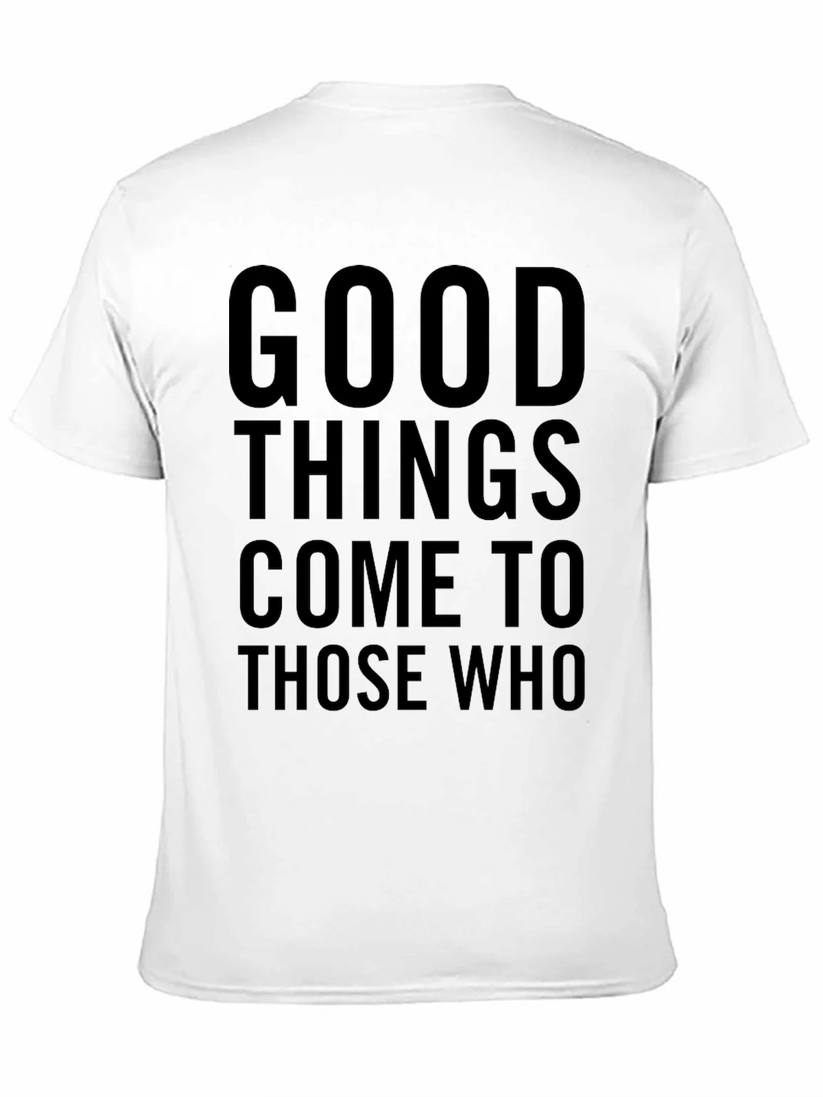 Good Things Come to Those Who Graphic Tee - Black product image 10
