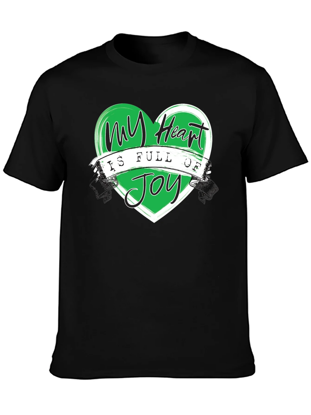 My Heart is Full of Joy Black T-Shirt product image 6