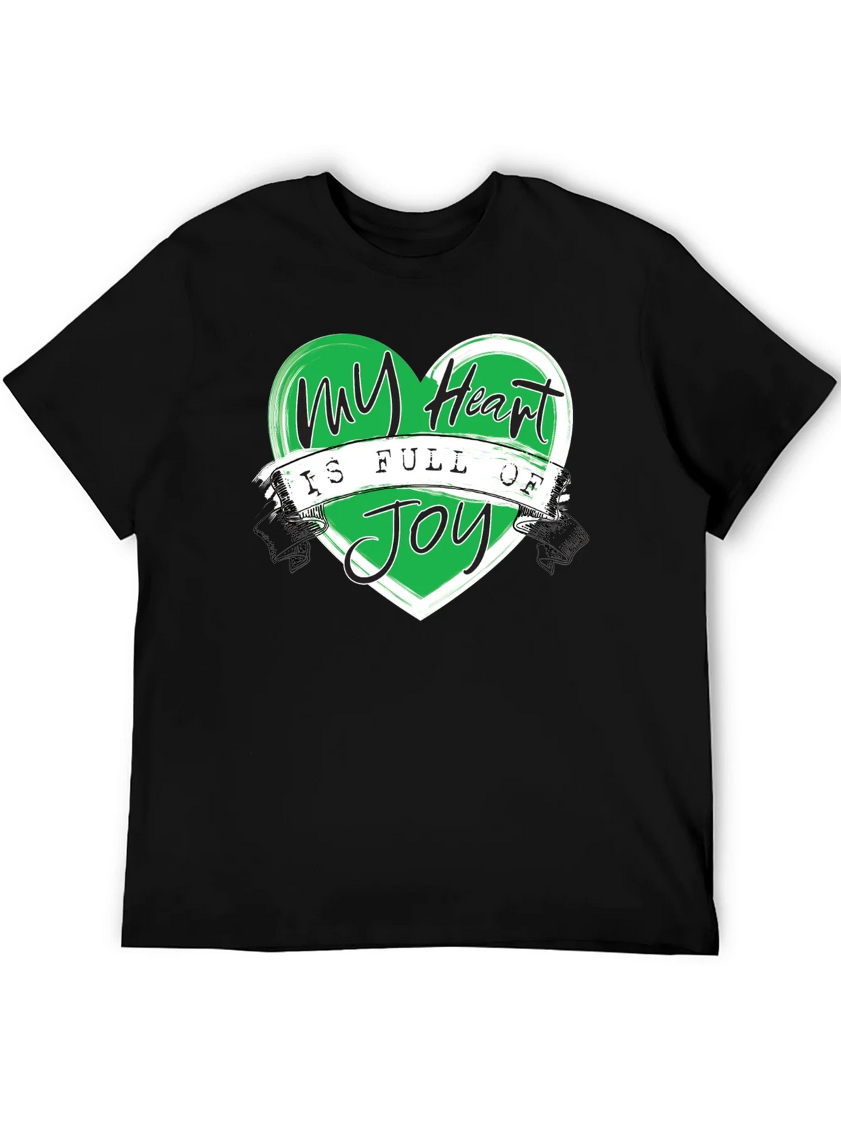 My Heart is Full of Joy Black T-Shirt product image 8