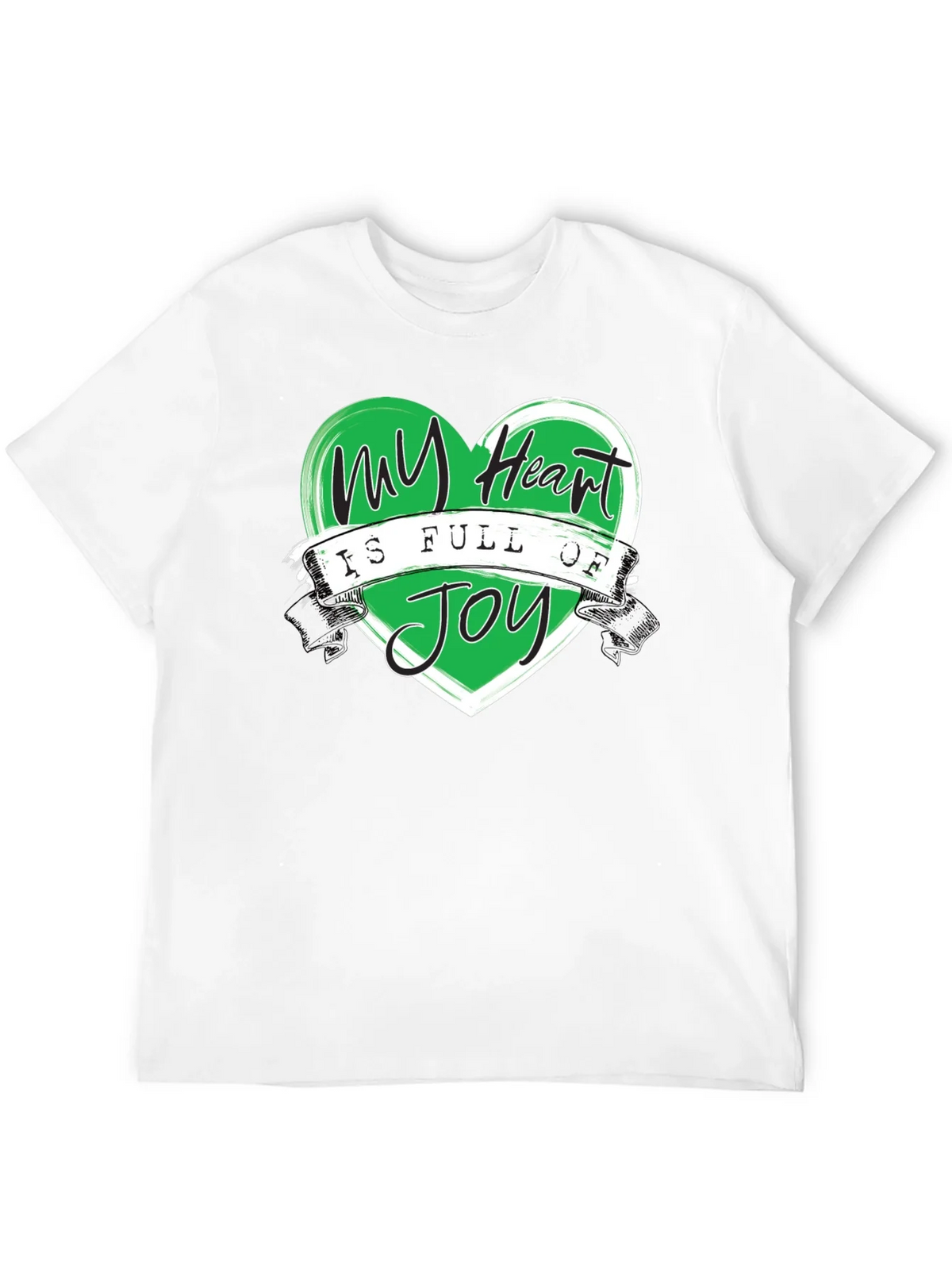 My Heart is Full of Joy Black T-Shirt product image 3