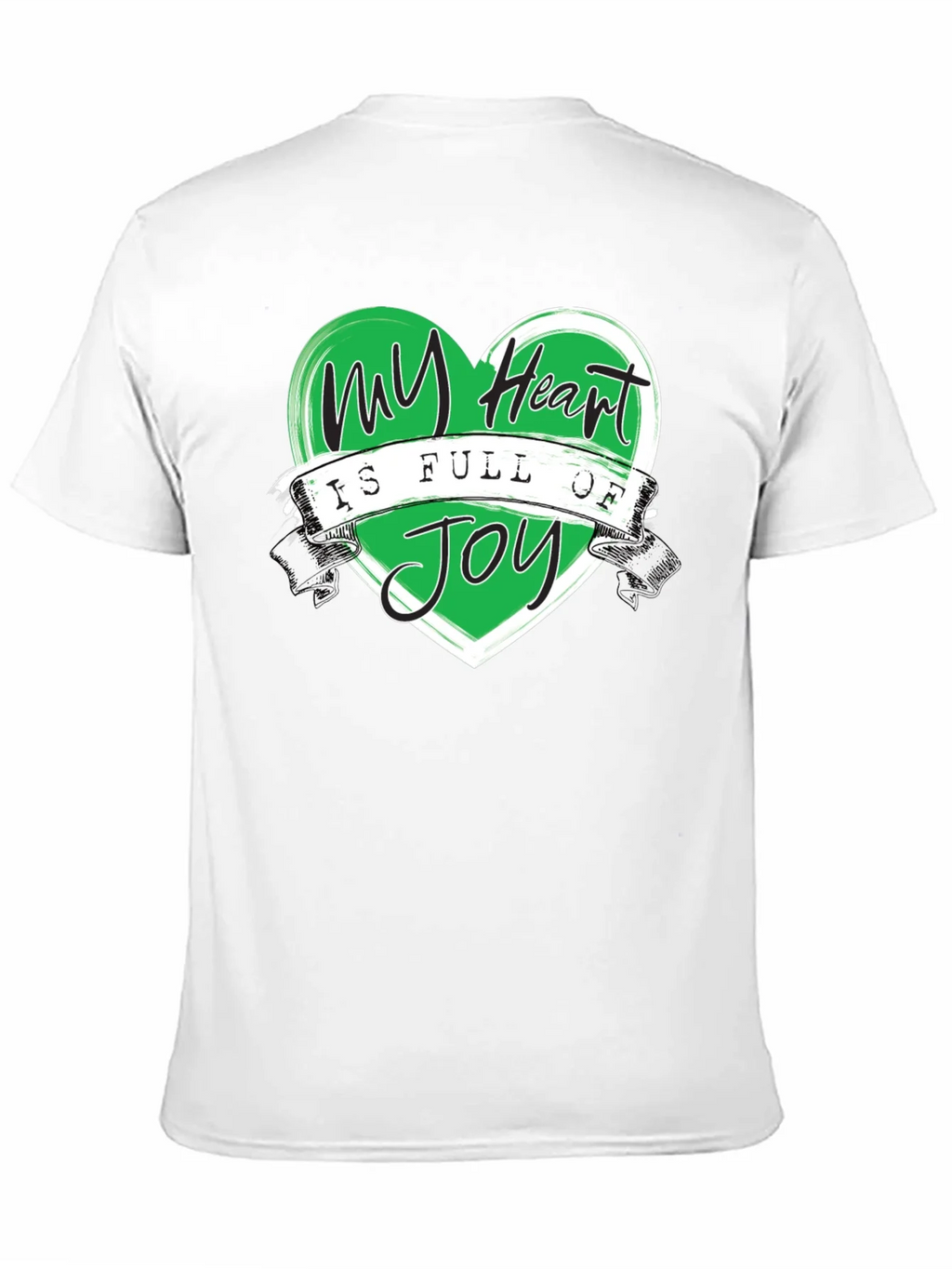 My Heart is Full of Joy Black T-Shirt product image 2