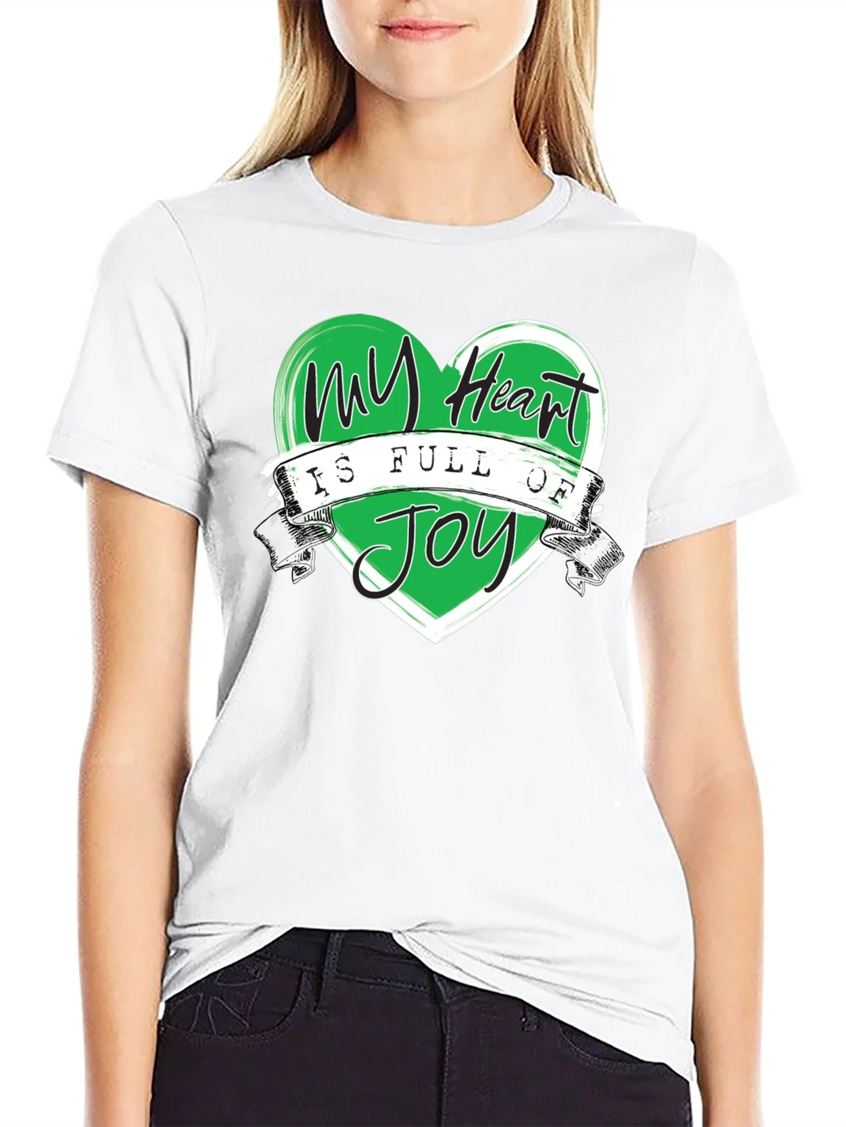 My Heart is Full of Joy Black T-Shirt product image 11