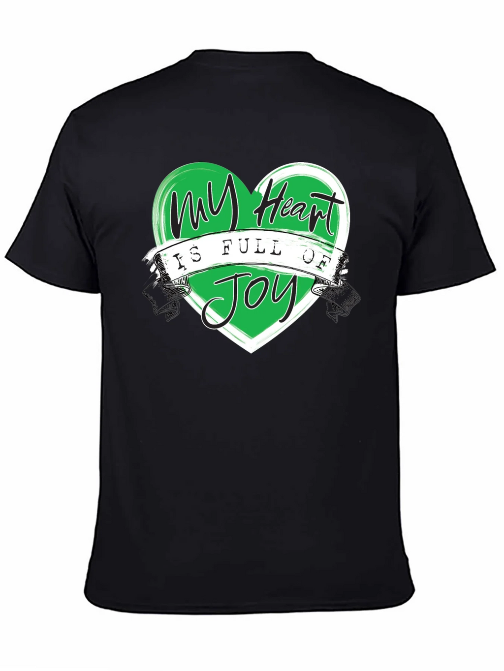 My Heart is Full of Joy Black T-Shirt product image 7