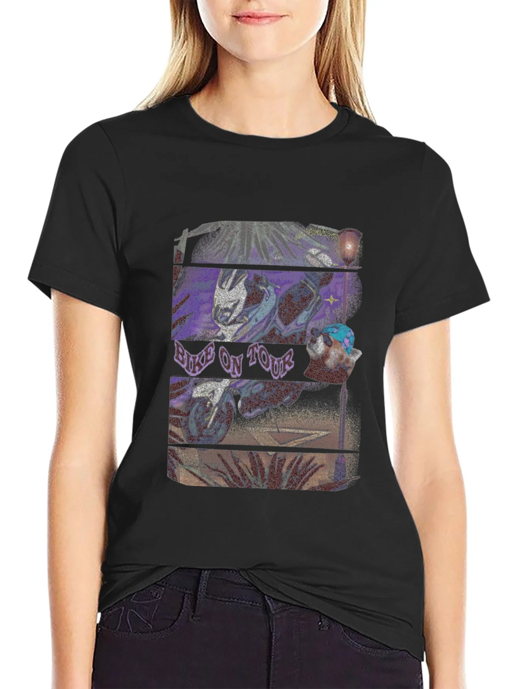 Bike On Tour Graphic T-Shirt product image 5