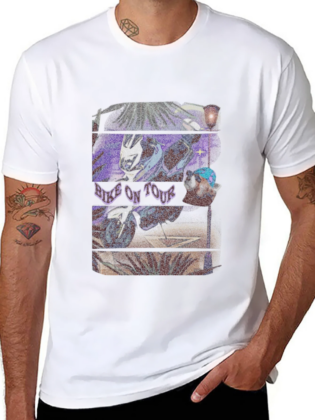 Bike On Tour Graphic T-Shirt product image 10