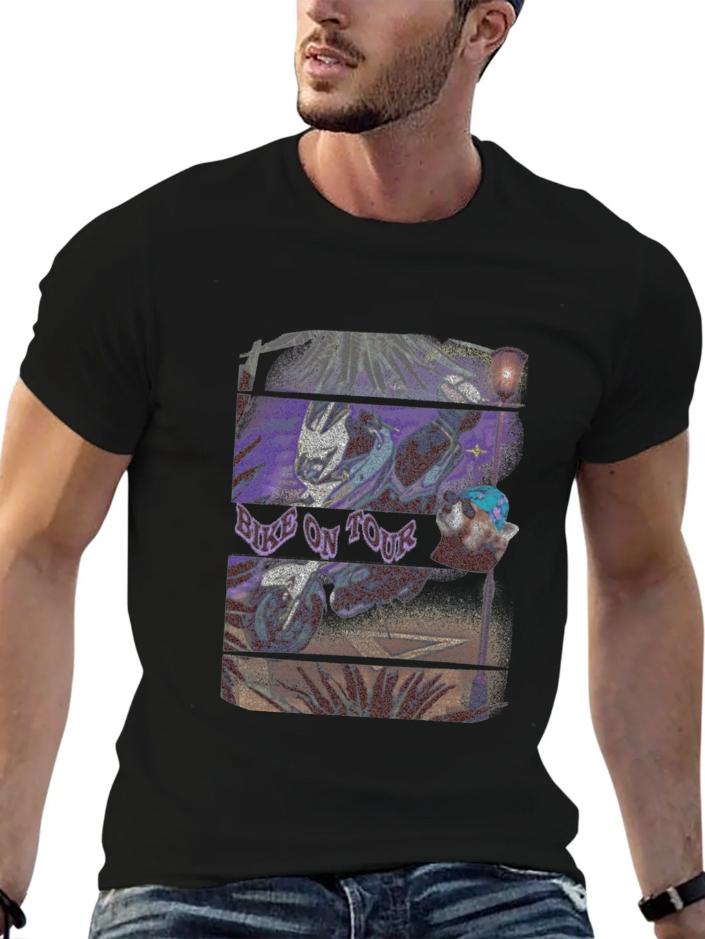 Bike On Tour Graphic T-Shirt product image 9