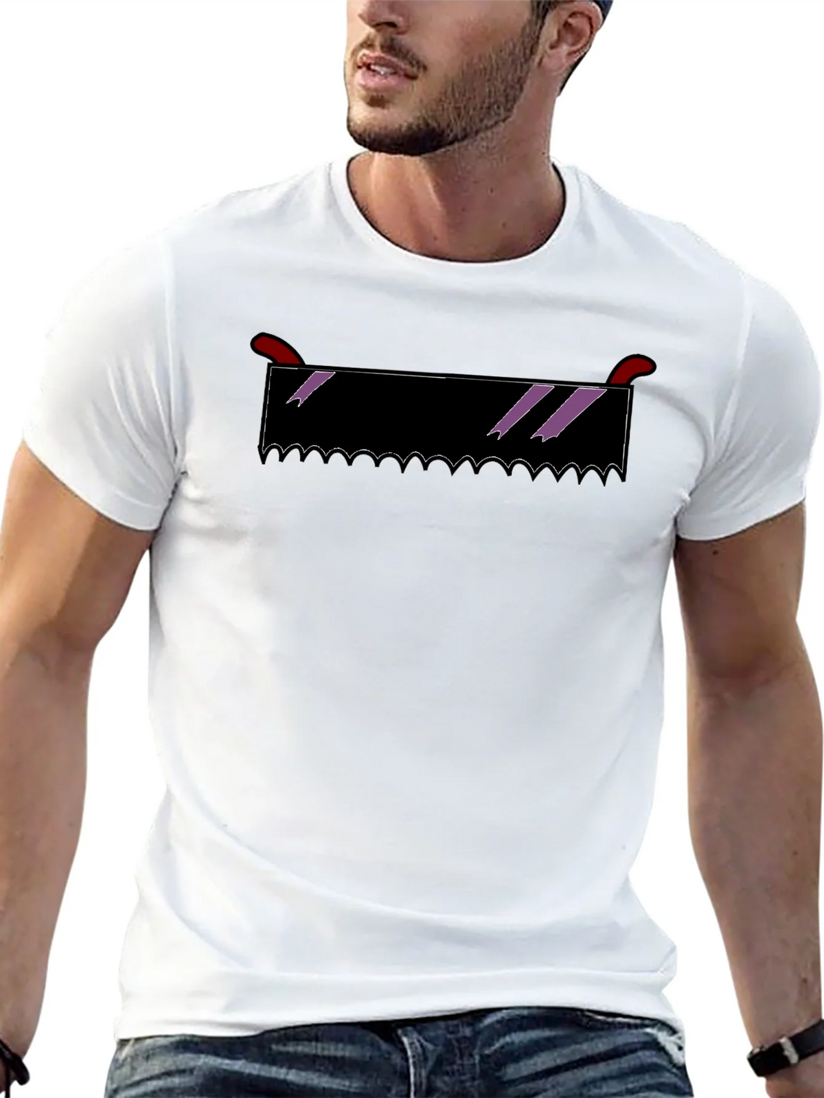 Saw T-Shirt - Funny Carpenter Graphic Tee product image 4