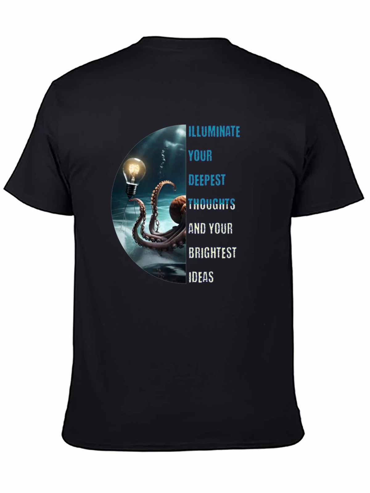 Illuminate Ideas Tee - Octopus Lightbulb Design product image 4