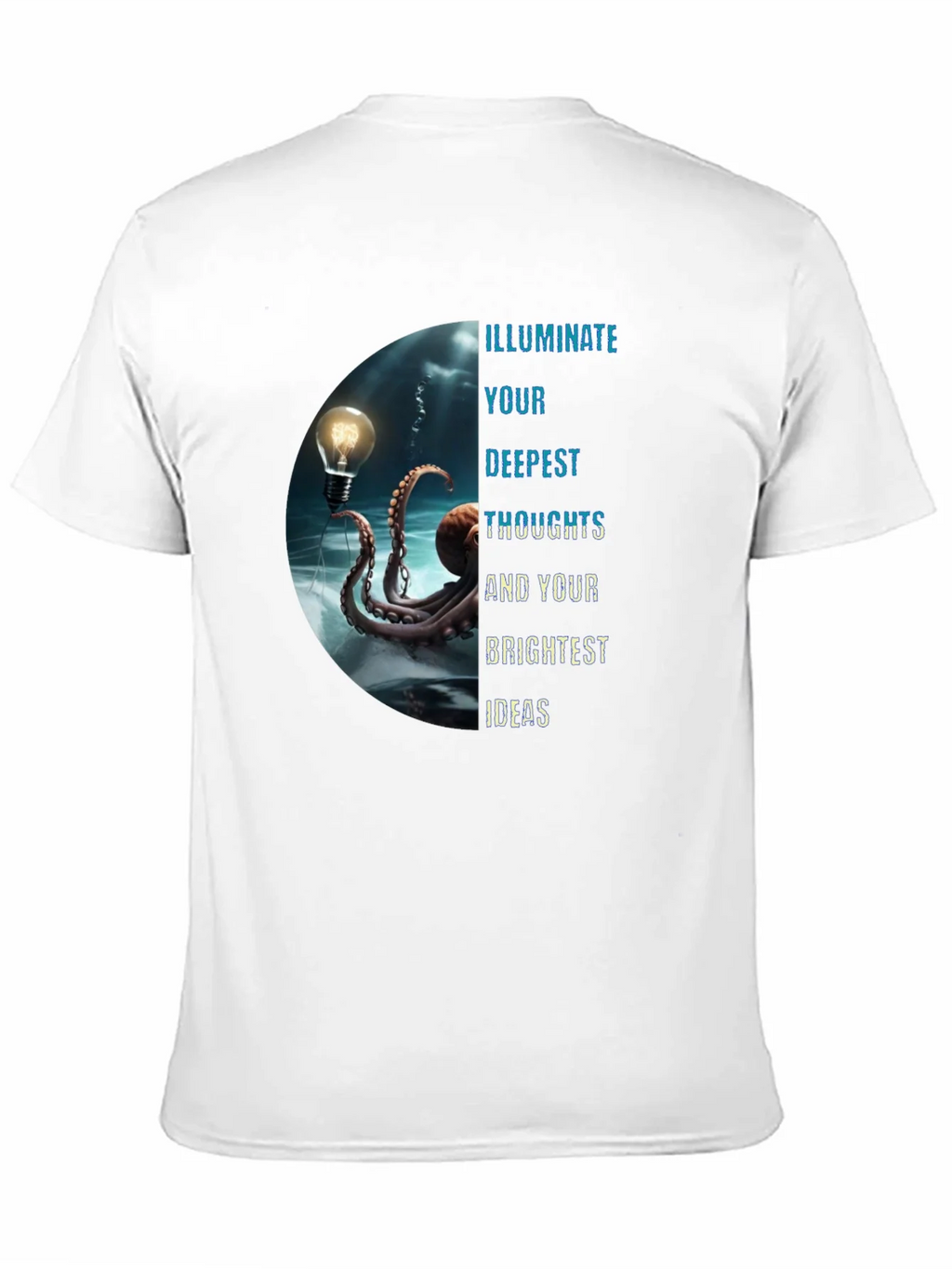 Illuminate Ideas Tee - Octopus Lightbulb Design product image 10