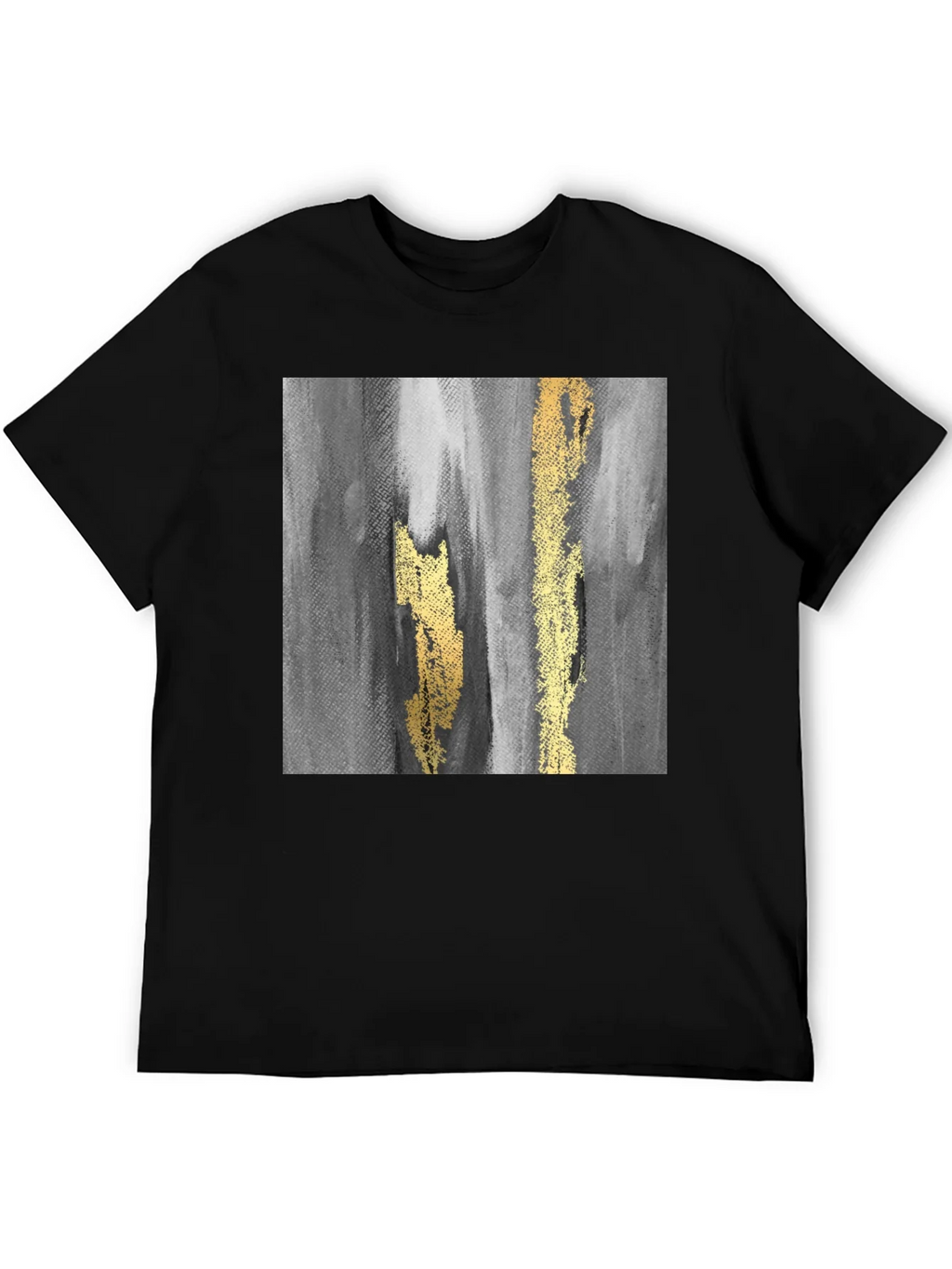 Abstract Art Graphic T-Shirt - Black product image 5