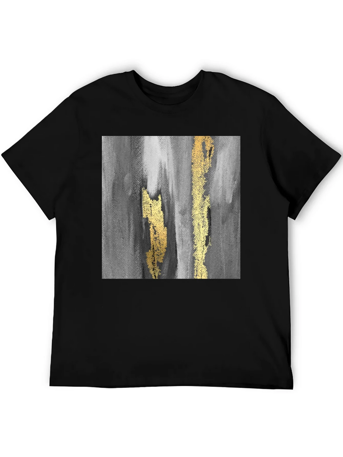Abstract Art Graphic T-Shirt - Black product image 5