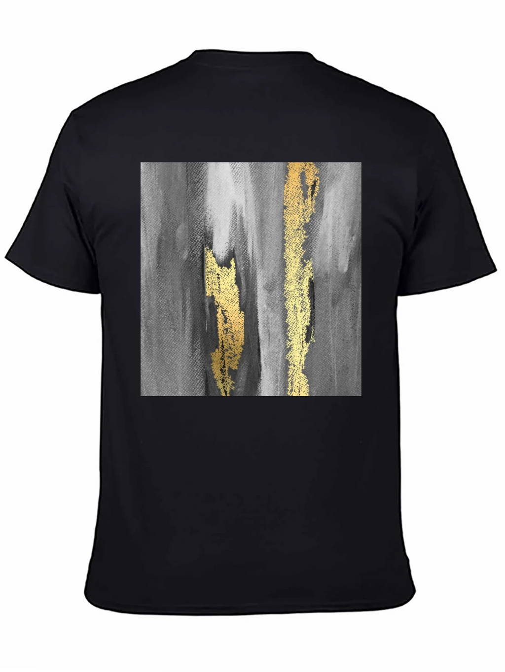Abstract Art Graphic T-Shirt - Black product image 4