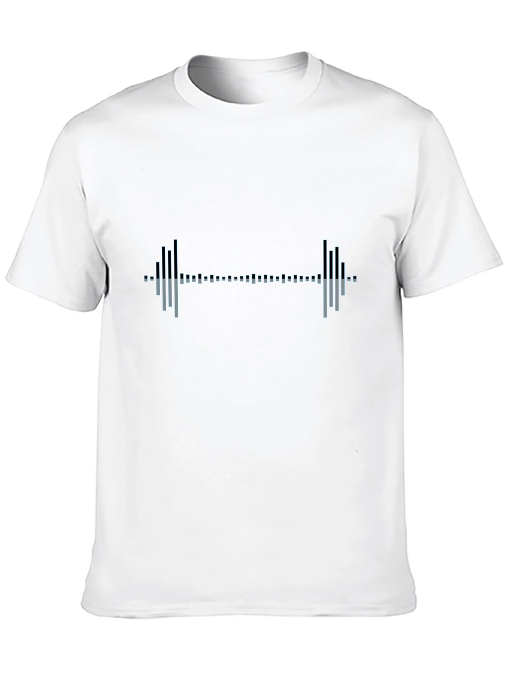 Workout Barbell Graphic Tee - Black Cotton Gym Shirt product image 9