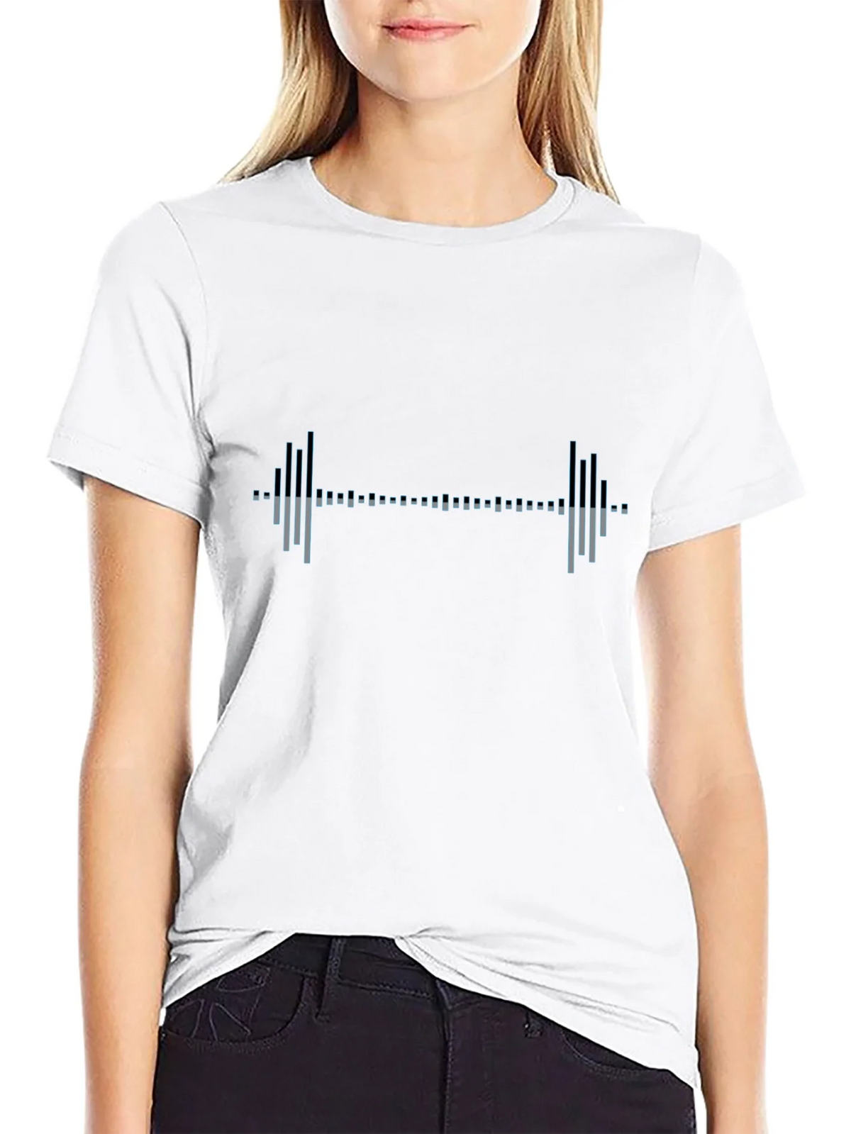 Workout Barbell Graphic Tee - Black Cotton Gym Shirt product image 8