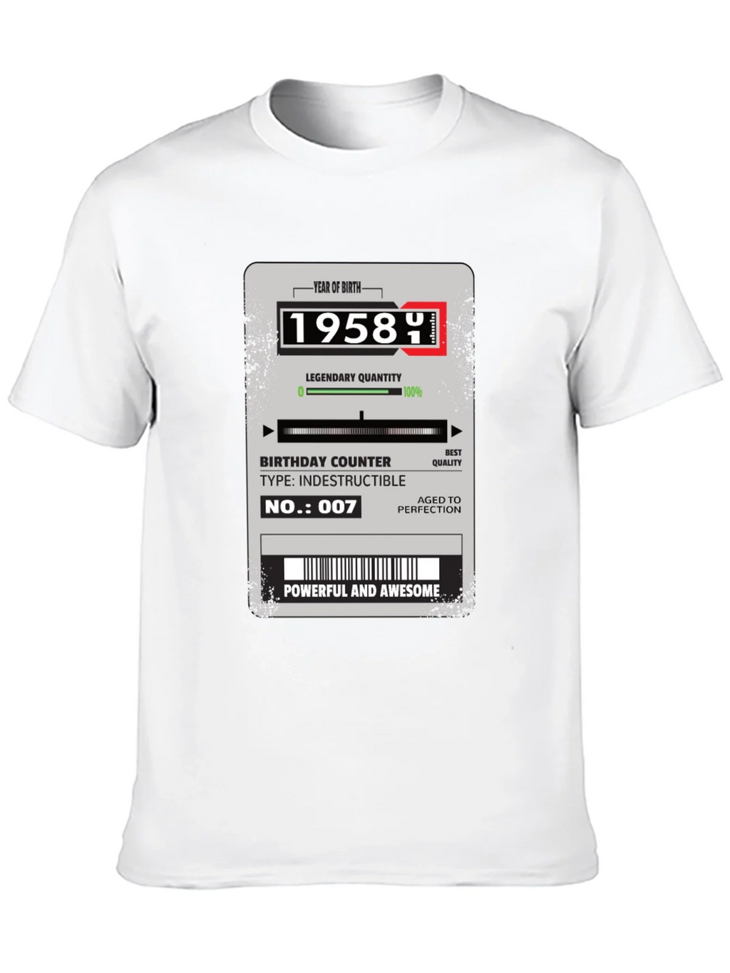 1958 Birthday Year T-Shirt product image 9