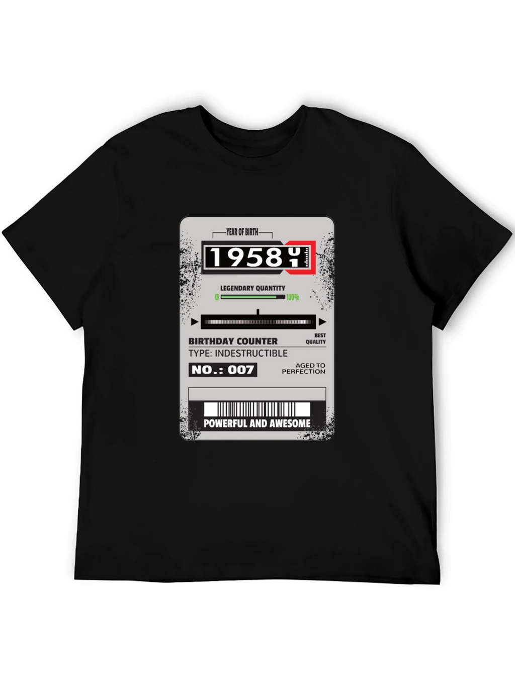 1958 Birthday Year T-Shirt product image 5