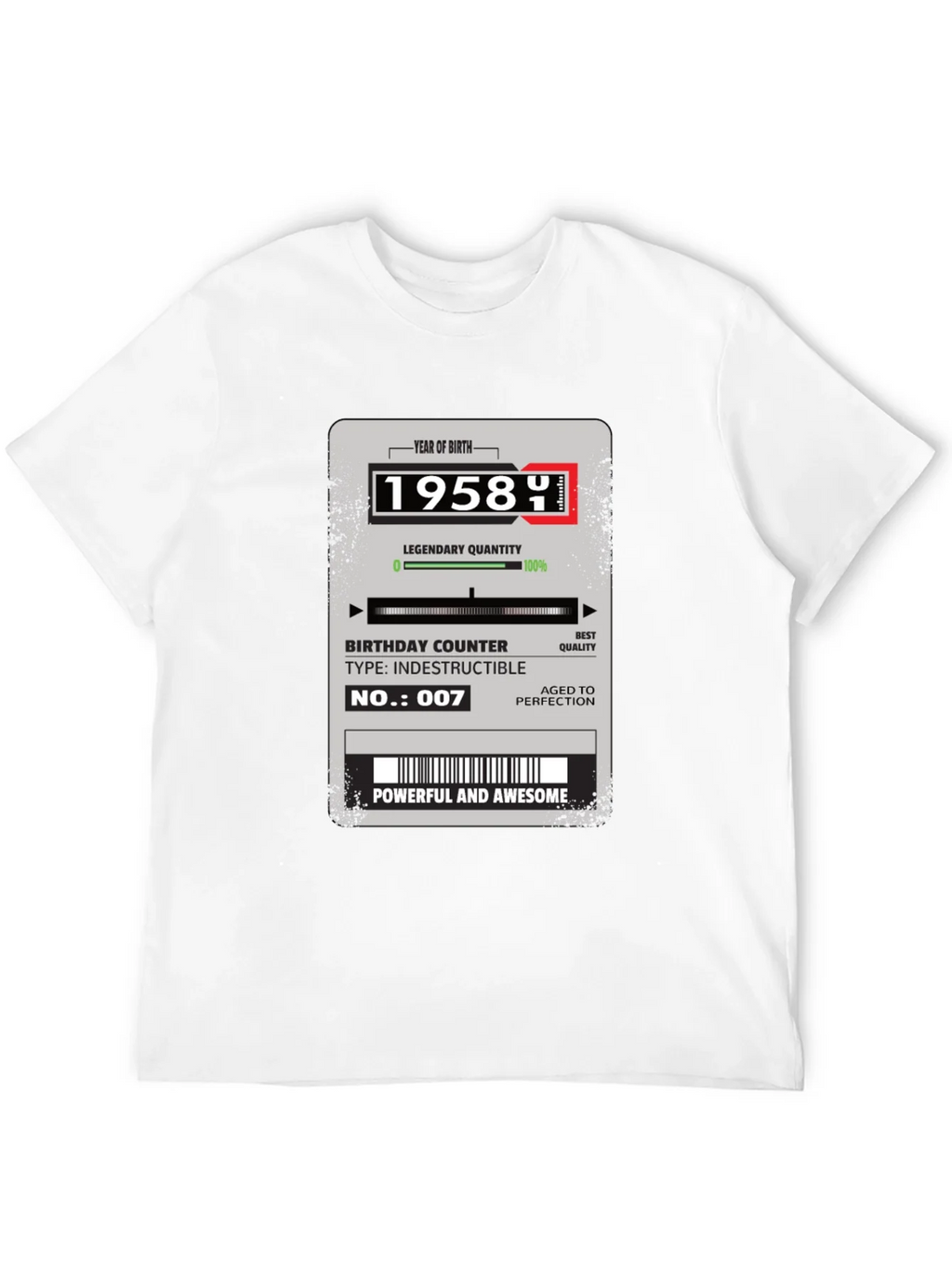 1958 Birthday Year T-Shirt product image 11