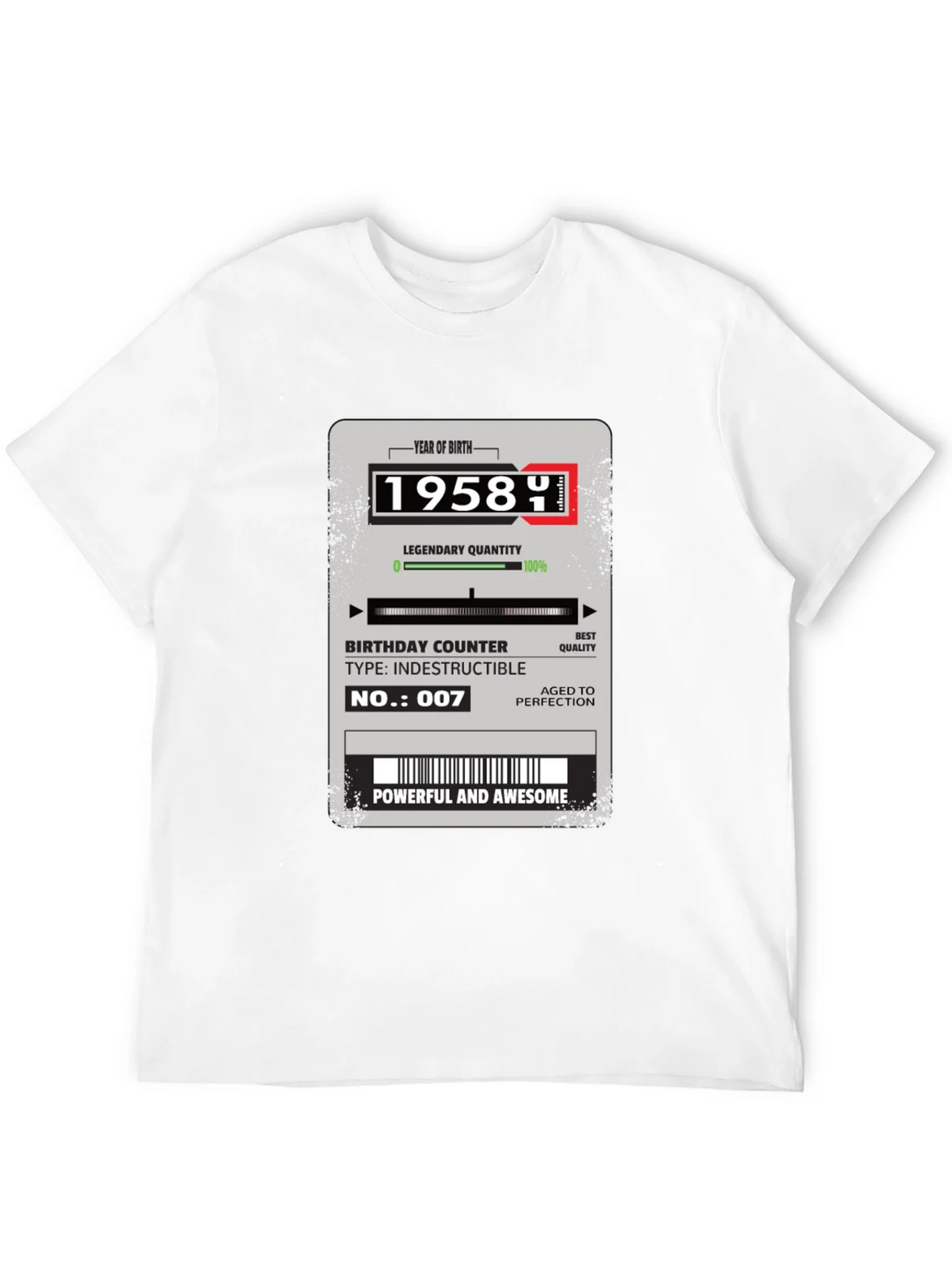 1958 Birthday Year T-Shirt product image 11