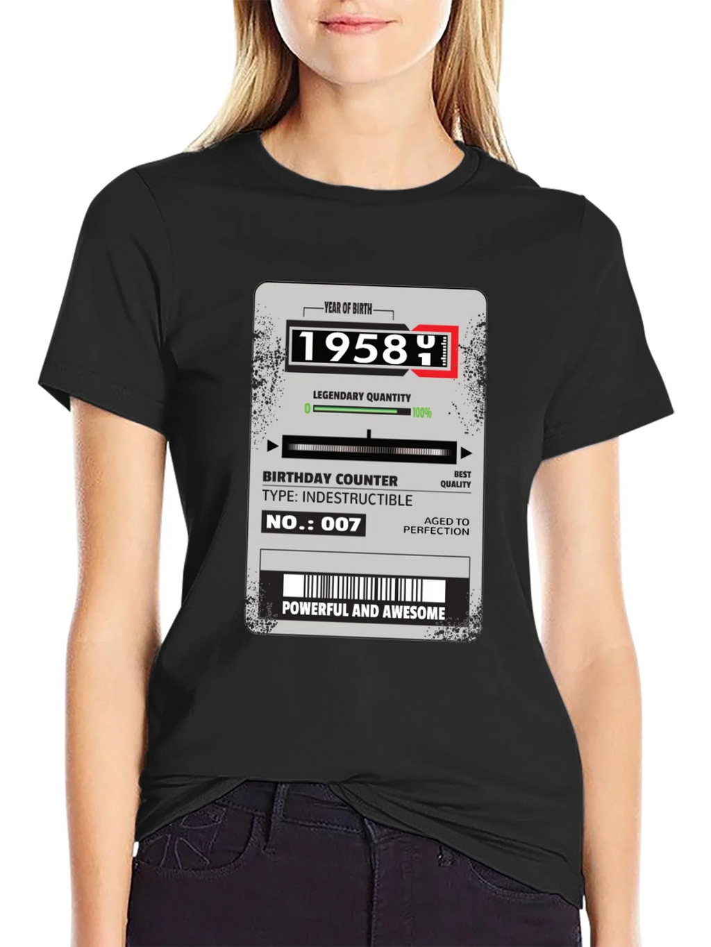 1958 Birthday Year T-Shirt product image 2