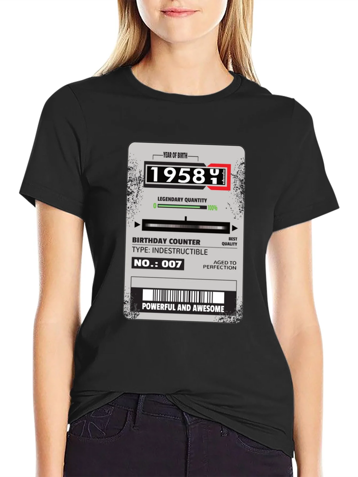 1958 Birthday Year T-Shirt product image 2
