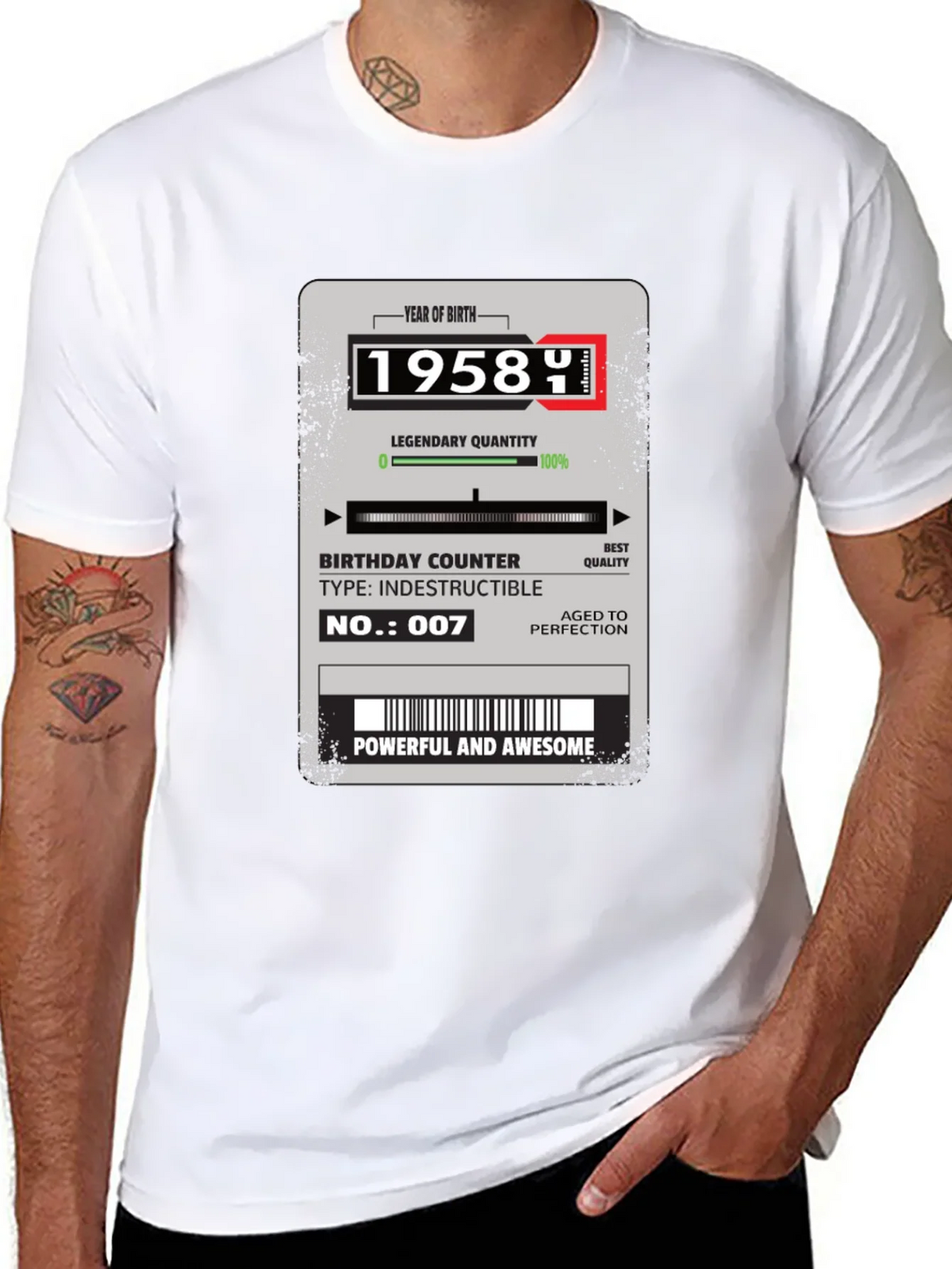 1958 Birthday Year T-Shirt product image 7