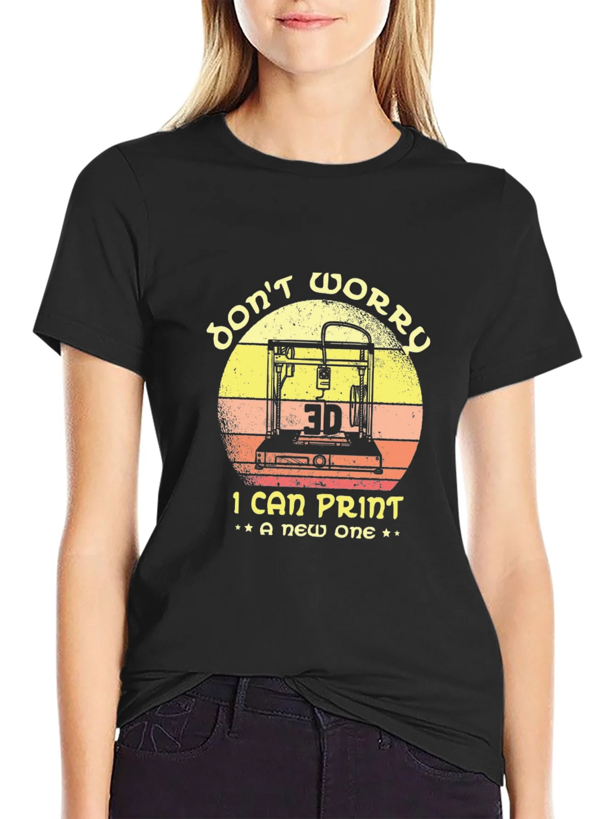 Dont Worry I Can Print A New One 3D Printer T-Shirt product image 2